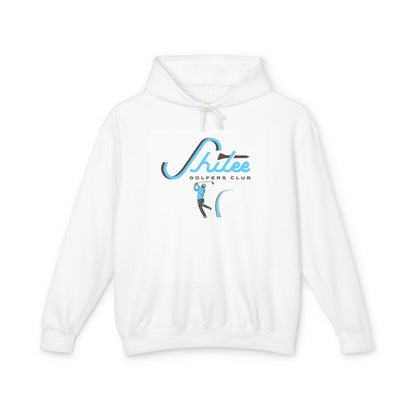 Shtee Golfers Club Hoodie — Retro Surf-Golf Graphic Hooded Sweatshirt