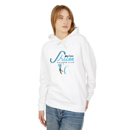 Shtee Golfers Club Hoodie — Retro Surf-Golf Graphic Hooded Sweatshirt